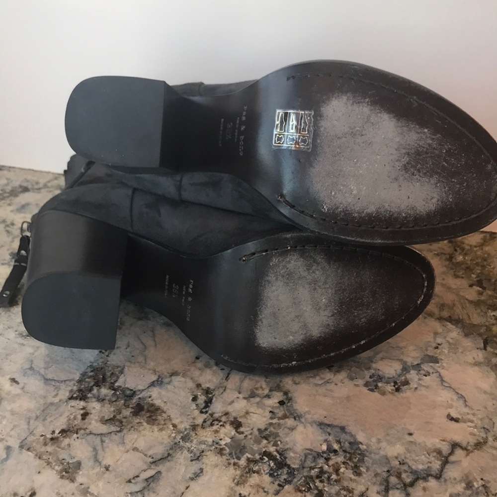 Grey Rag And Bone Suede Boots - image 5